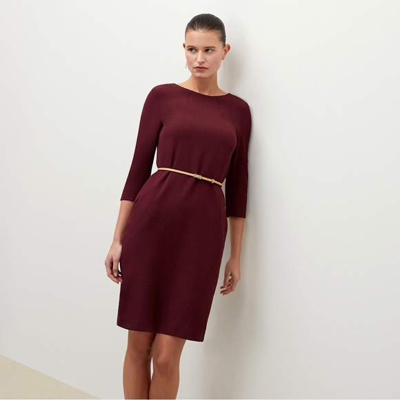 MM Lafleur Dresses & Skirts - M.M. Lafleur The Etsuko Dress Claret Career Sheath Red Work Wear size 4